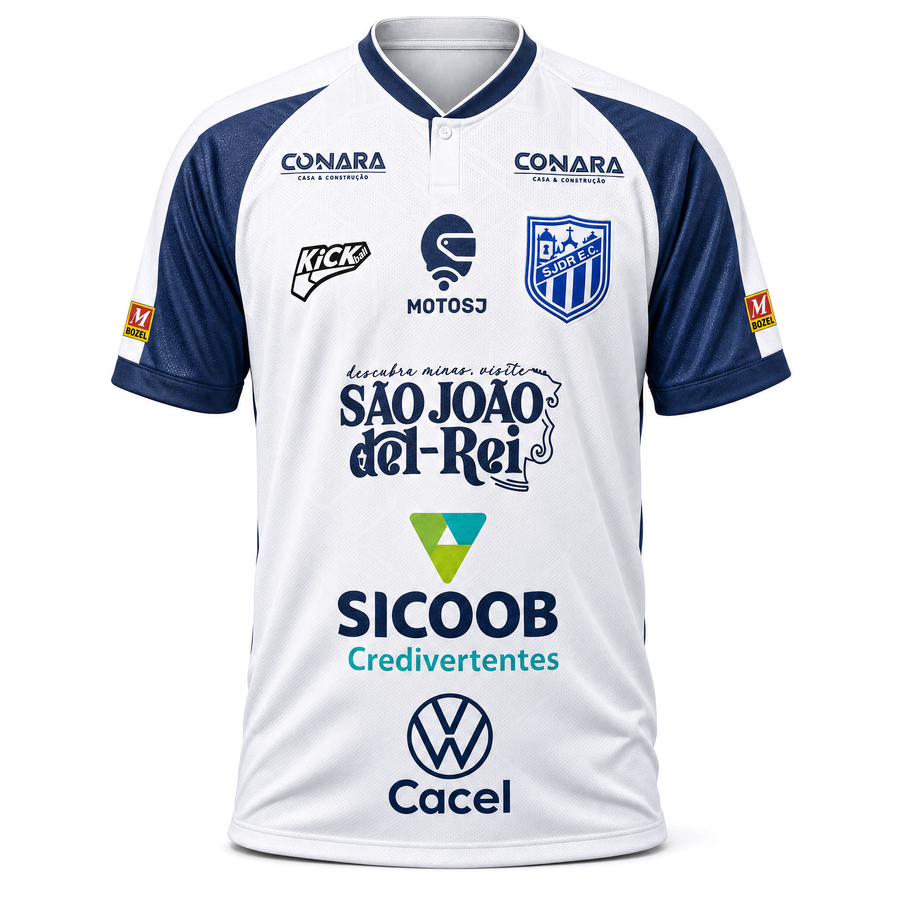 Camisa Oficial de Jogo 2026 Visitante — São João del-Rei EC